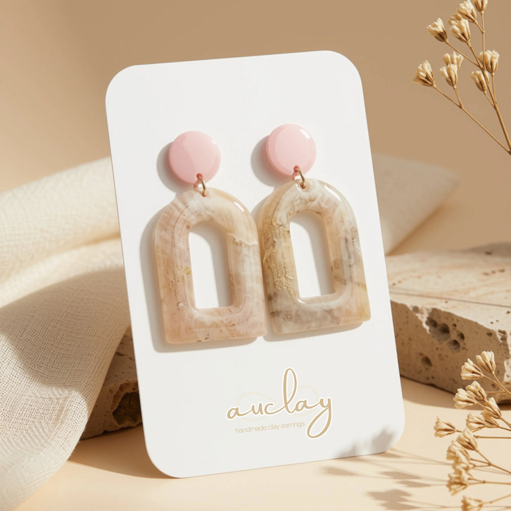 Ashley Statement Blush Marble Arch