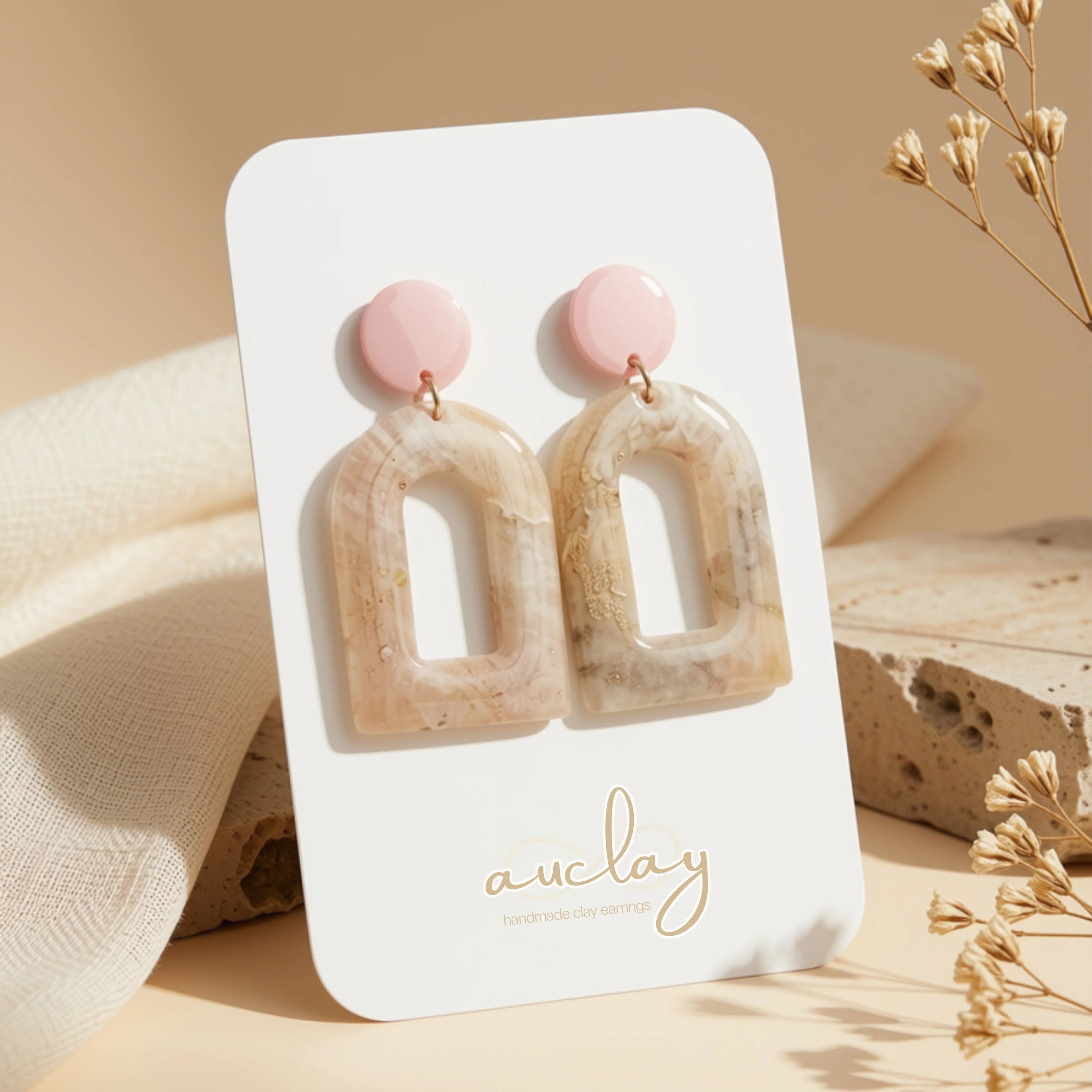 Ashley Statement Blush Marble Arch
