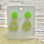 Maisie Statement Seaglass Mosaic Teardrop