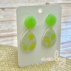 Maisie Statement Seaglass Mosaic Teardrop