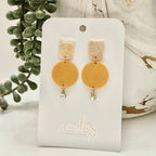 Millie Statement Gold Arch Circle Dangle