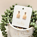 Millie Delicate Gold Marble Arch Dangle
