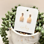 Millie Delicate Gold Marble Arch Dangle