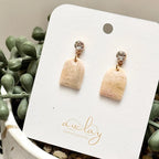 Millie Delicate Gold Marble Arch Dangle