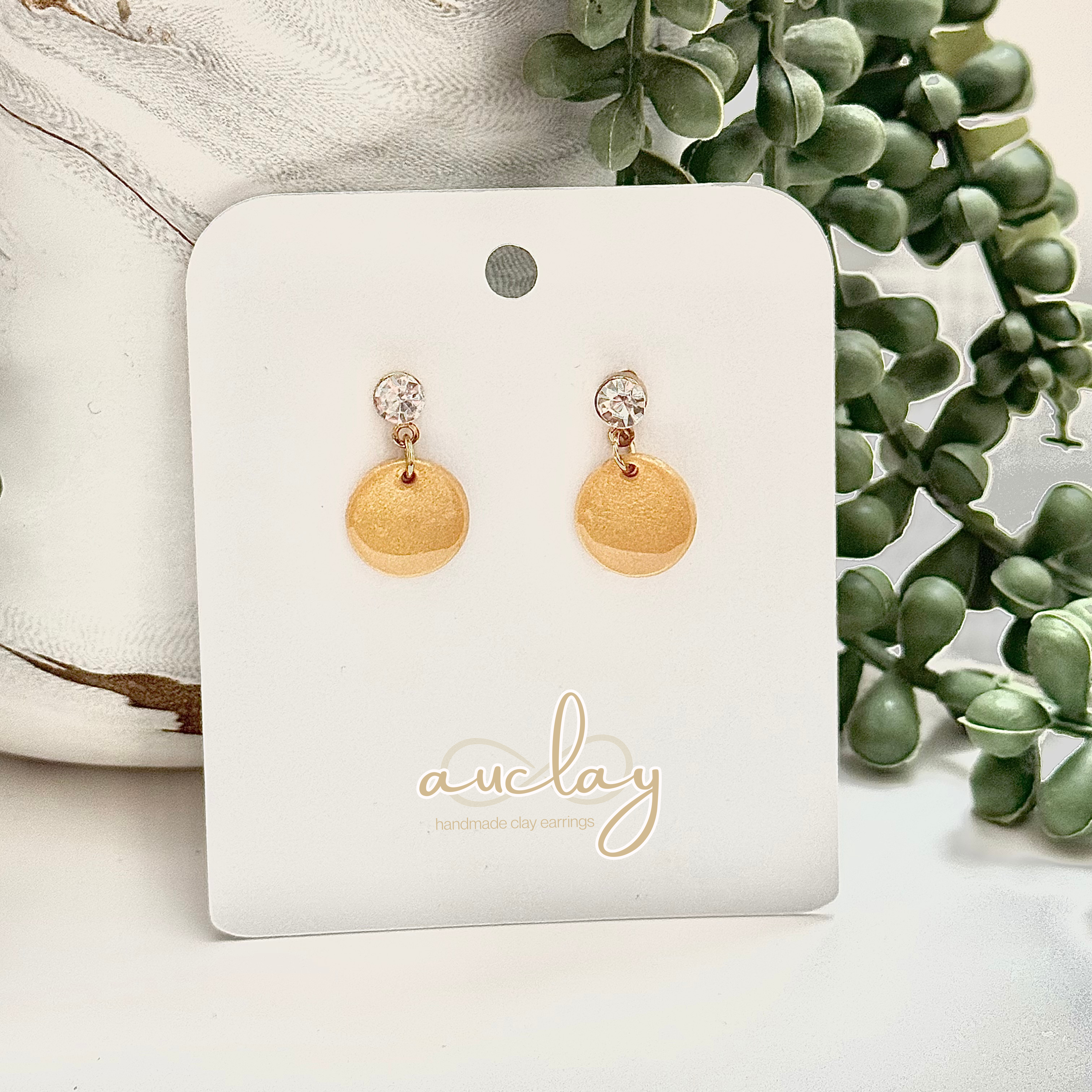 Millie Delicate Gold Circle Dangle
