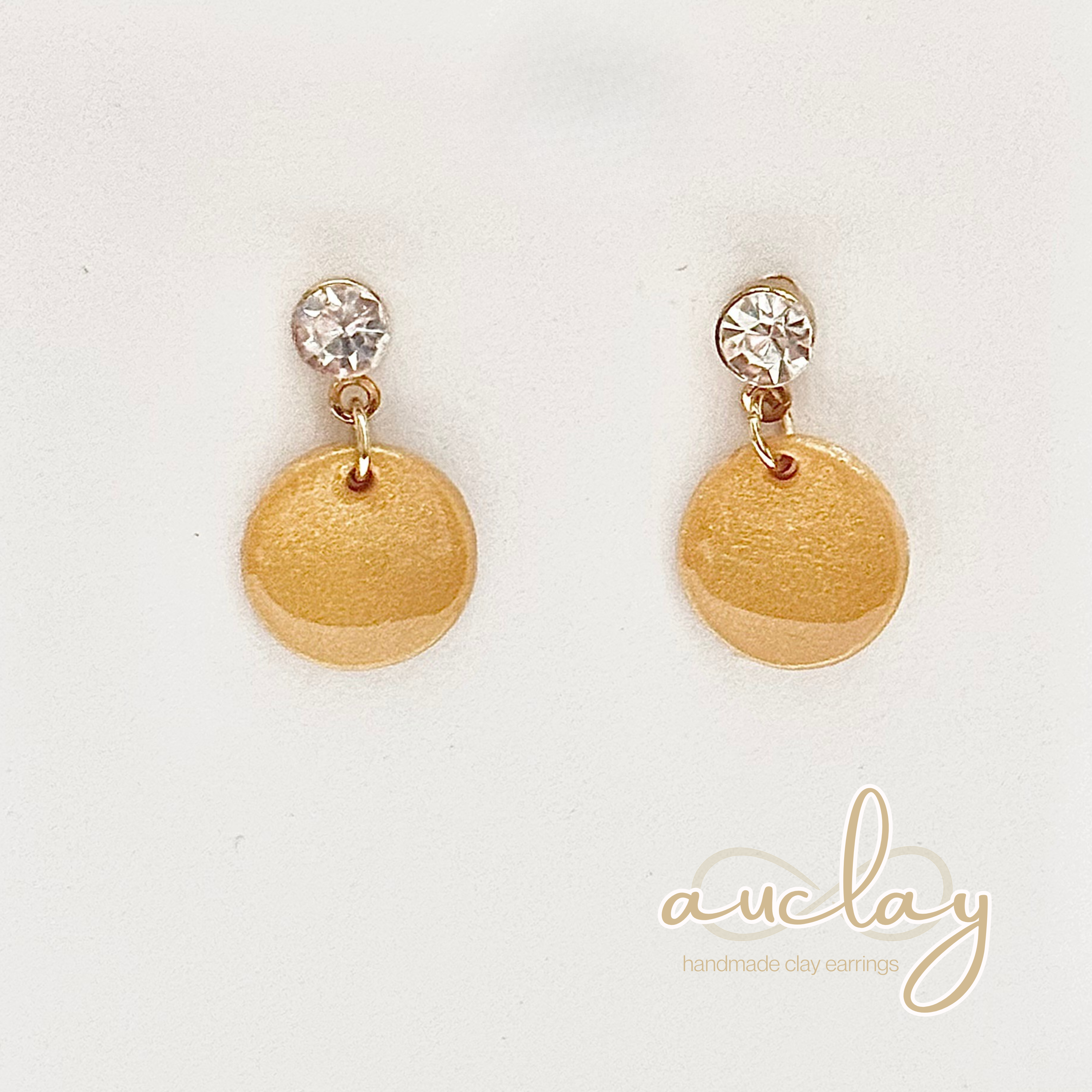 Millie Delicate Gold Circle Dangle