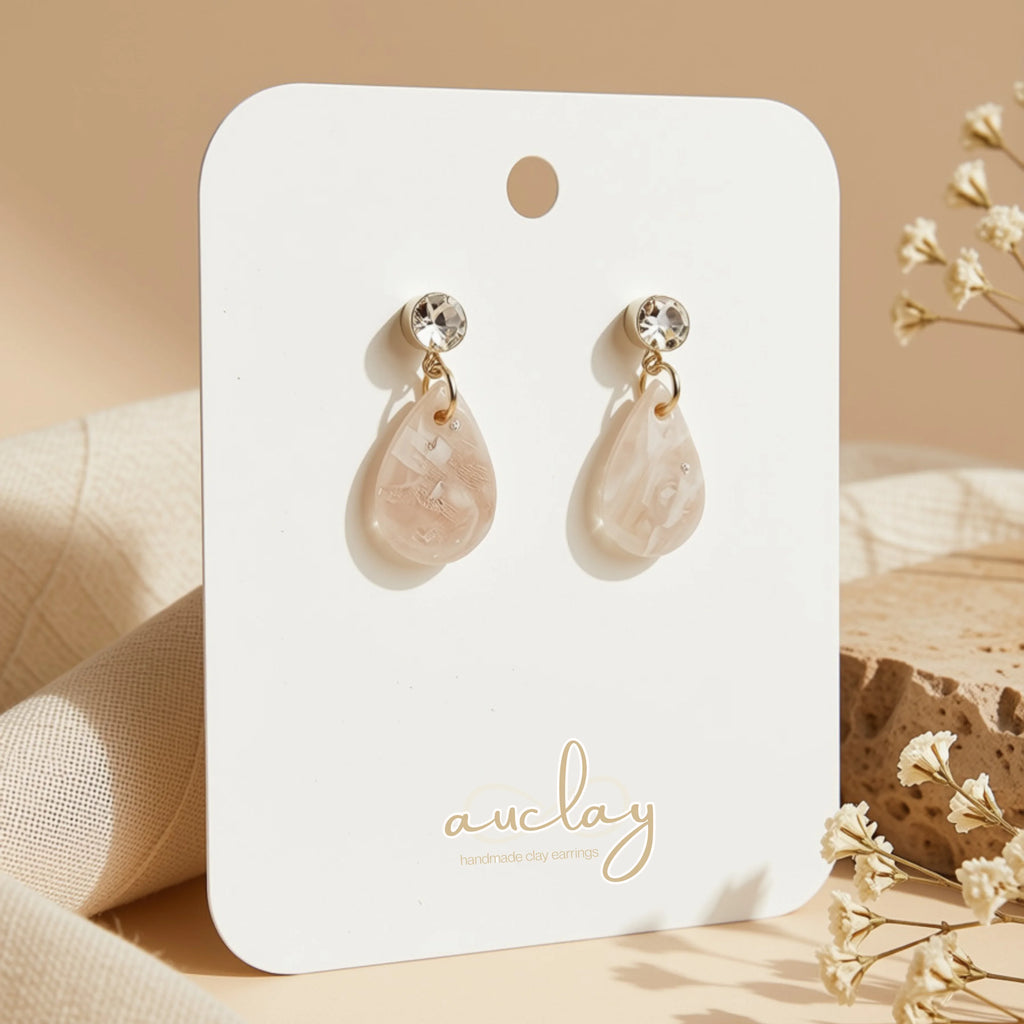 Ashley Delicate Marble Teardrop