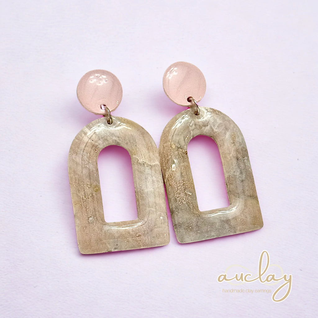 Ashley Statement Blush Marble Arch