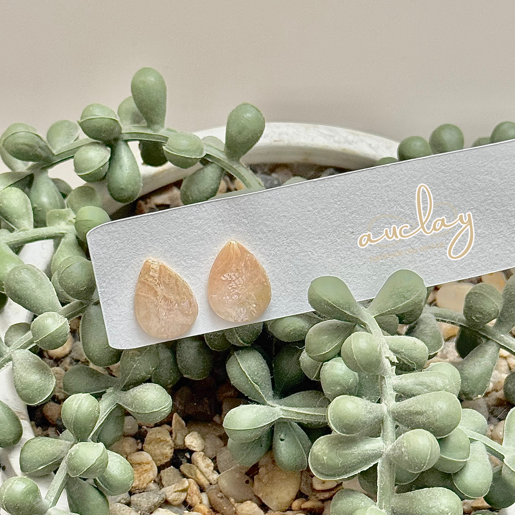 Millie Everyday Gold Marble Arch Stud