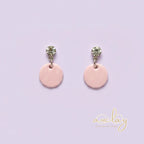 Ashley Delicate Blush Round Dangle