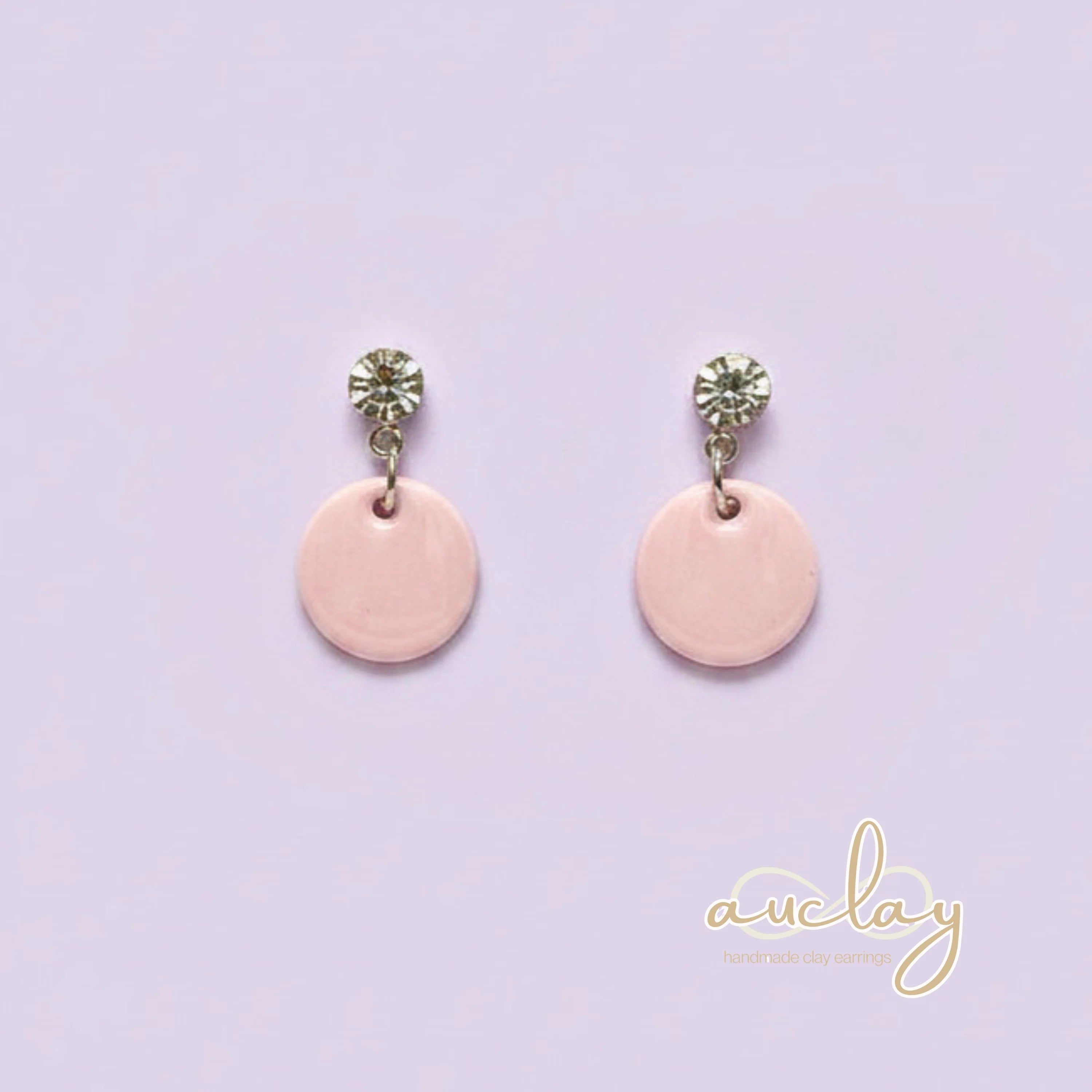 Ashley Delicate Blush Round Dangle