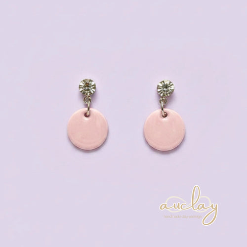 Ashley Delicate Blush Round Dangle