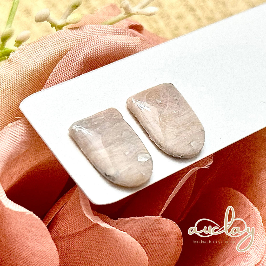 Ashley Everyday Pink Marble Arch Stud