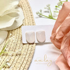 Ashley Everyday White Arch Stud
