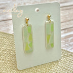 Maisie Delicate Seaglass Mosaic Bar Dangle