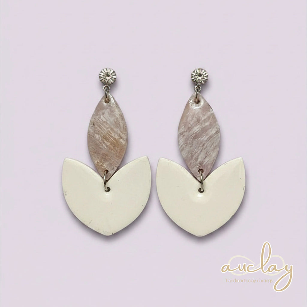Ashley Statement White Bottom Petal Drop