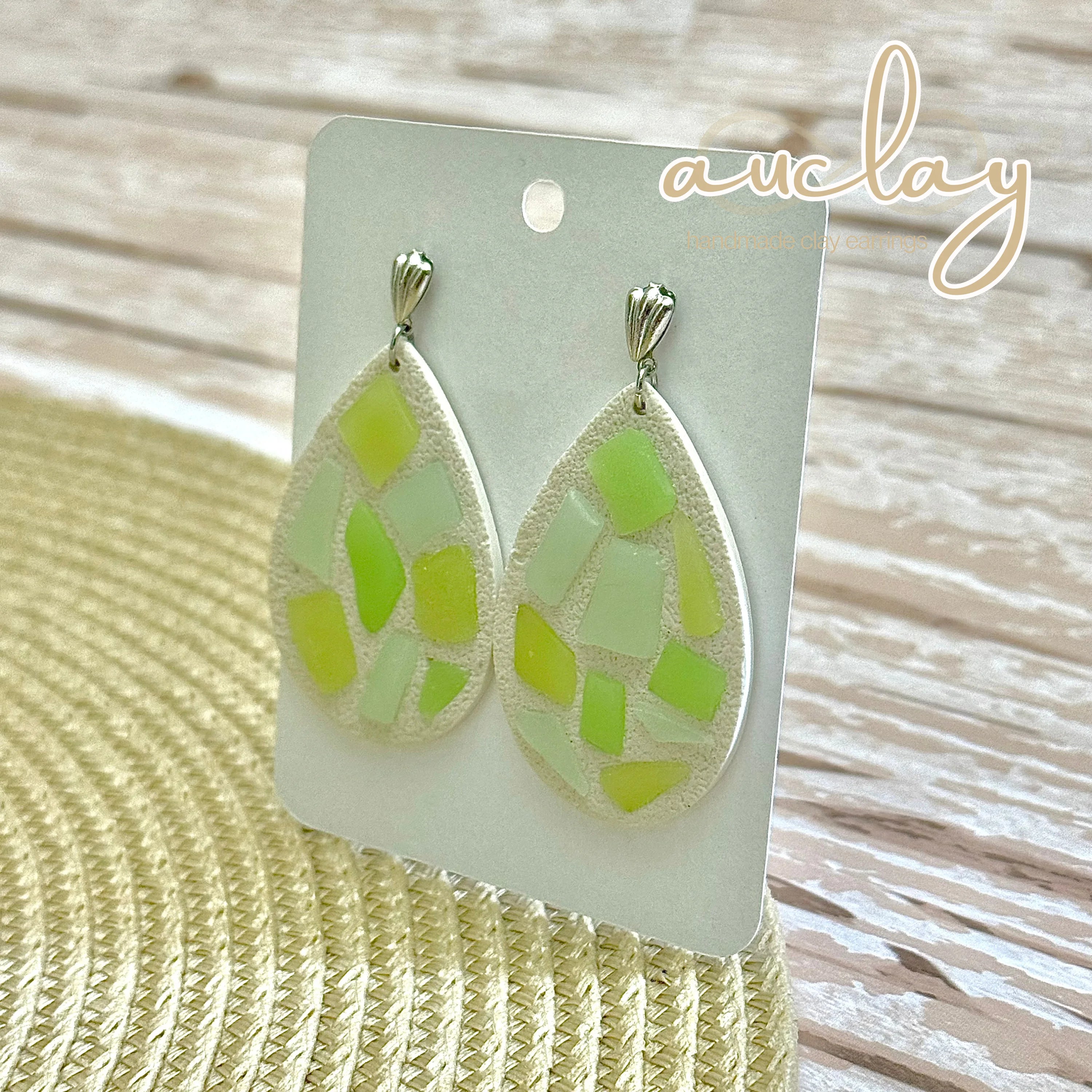 Maisie Statement Seaglass Mosaic Big Drop