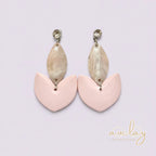 Ashley Statement Blush Bottom Marble Petal Drop