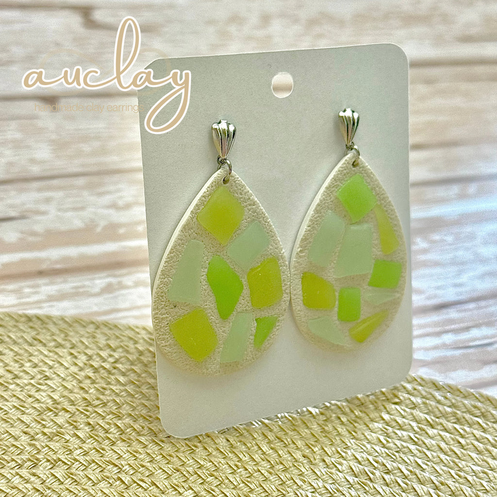 Maisie Statement Seaglass Mosaic Big Drop