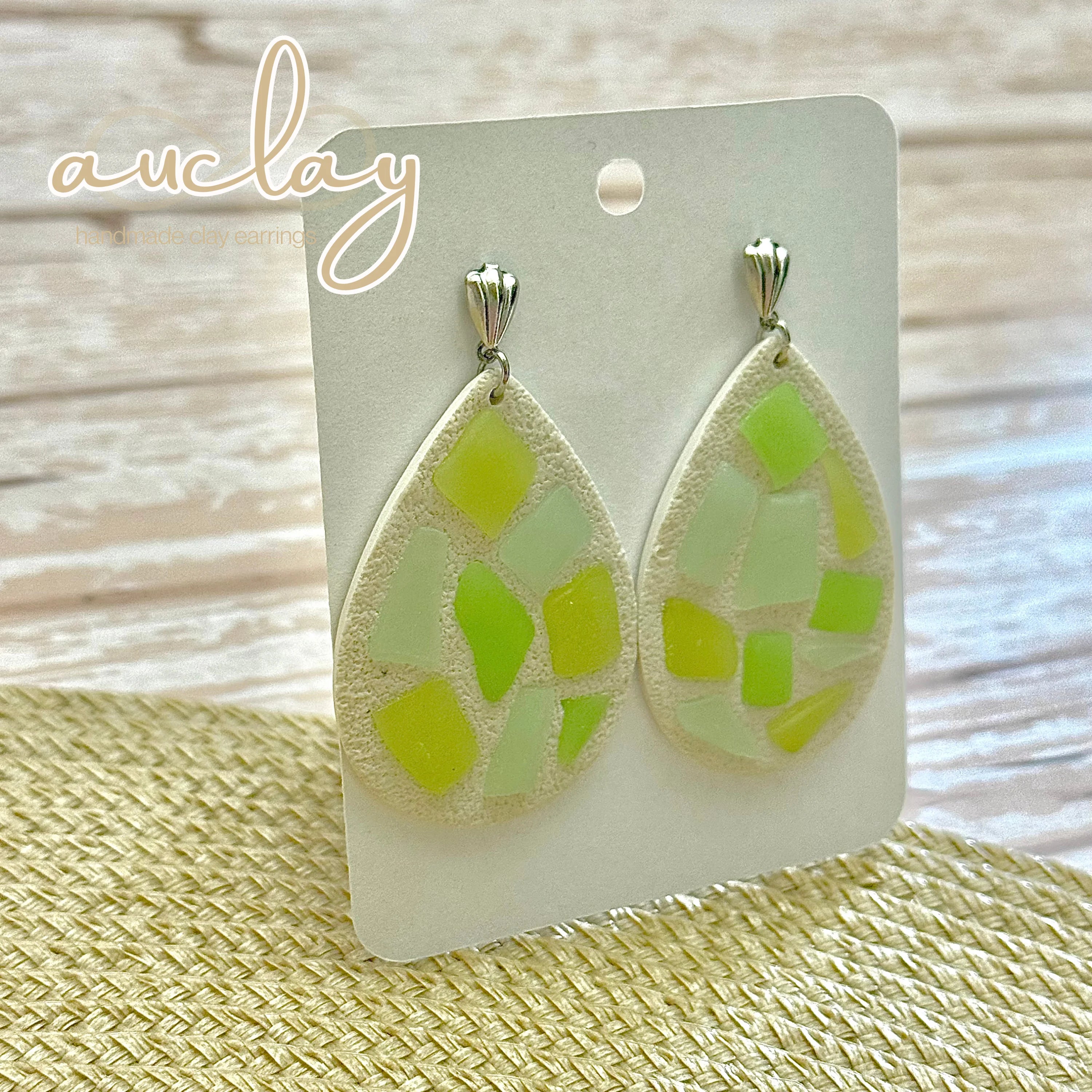 Maisie Statement Seaglass Mosaic Big Drop