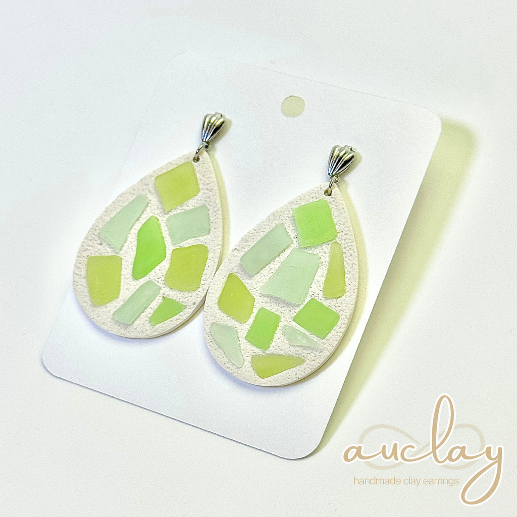 Maisie Statement Seaglass Mosaic Big Drop